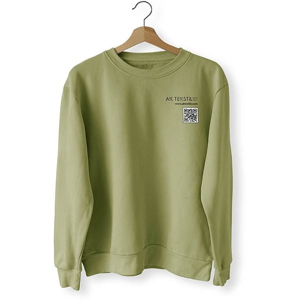  Bisiklet Yaka Sweatshirt